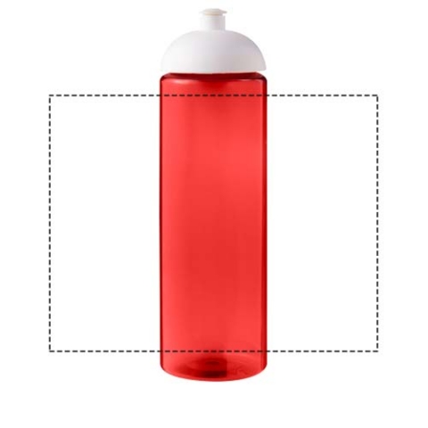 H2O Active® Eco Vibe 850 ml Sportflasche mit Stülpdeckel - rot / weiss – Bild 5