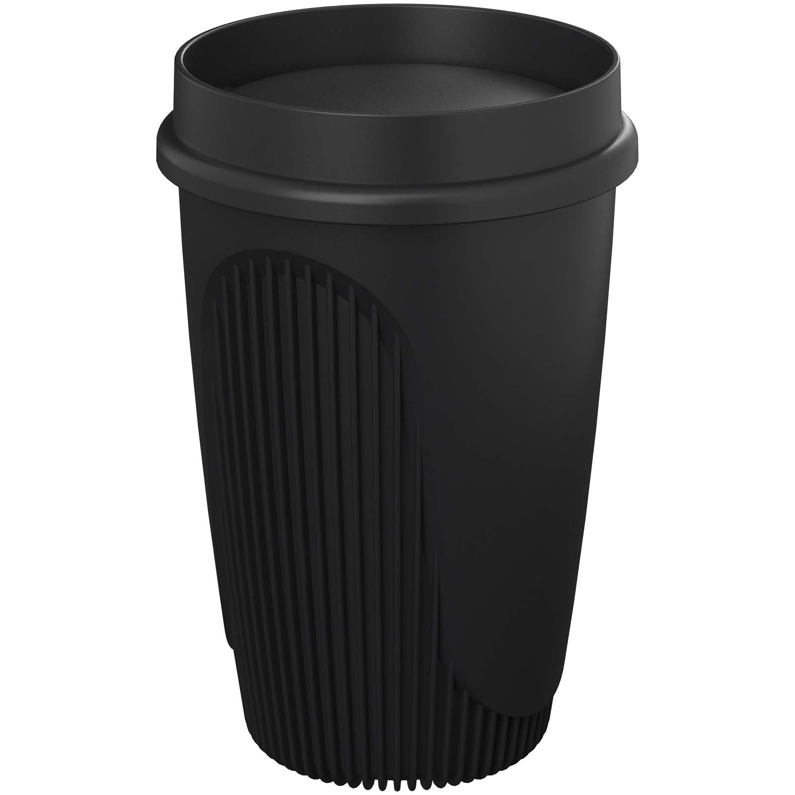 Alto POP 350 ml Becher mit 360°-Deckel - schwarz - Hauptfoto