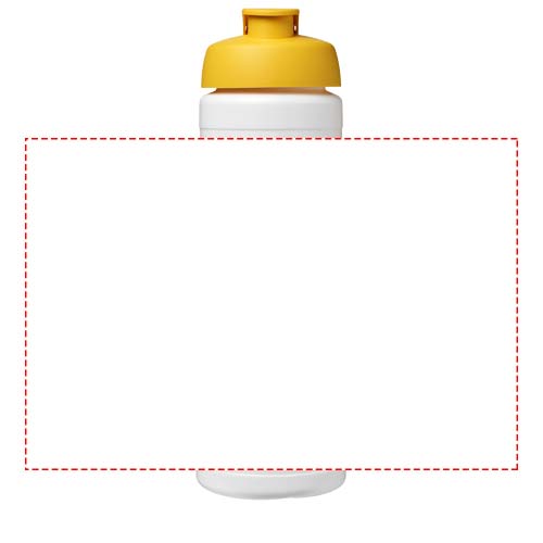 Baseline® Plus 750 ml Flasche mit Klappdeckel - weiss / gelb – Bild 6