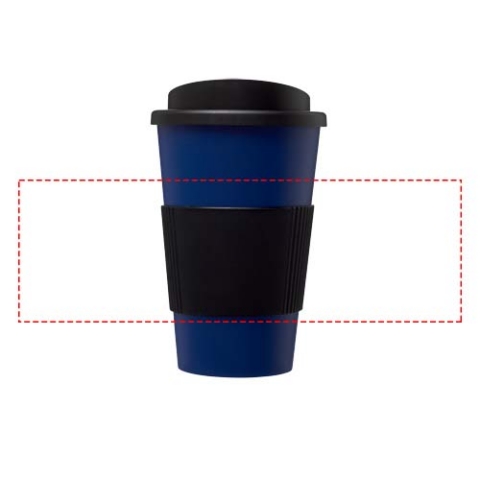 Americano® 350 ml Isolierbecher mit Schutzring - blau / schwarz – Bild 7