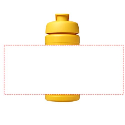 Baseline® Plus 500 ml Sportflasche mit Klappdeckel - gelb – Bild 6