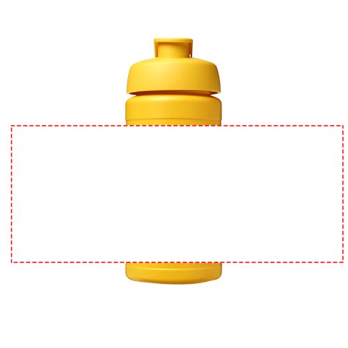 Baseline® Plus 500 ml Sportflasche mit Klappdeckel - gelb – Bild 6