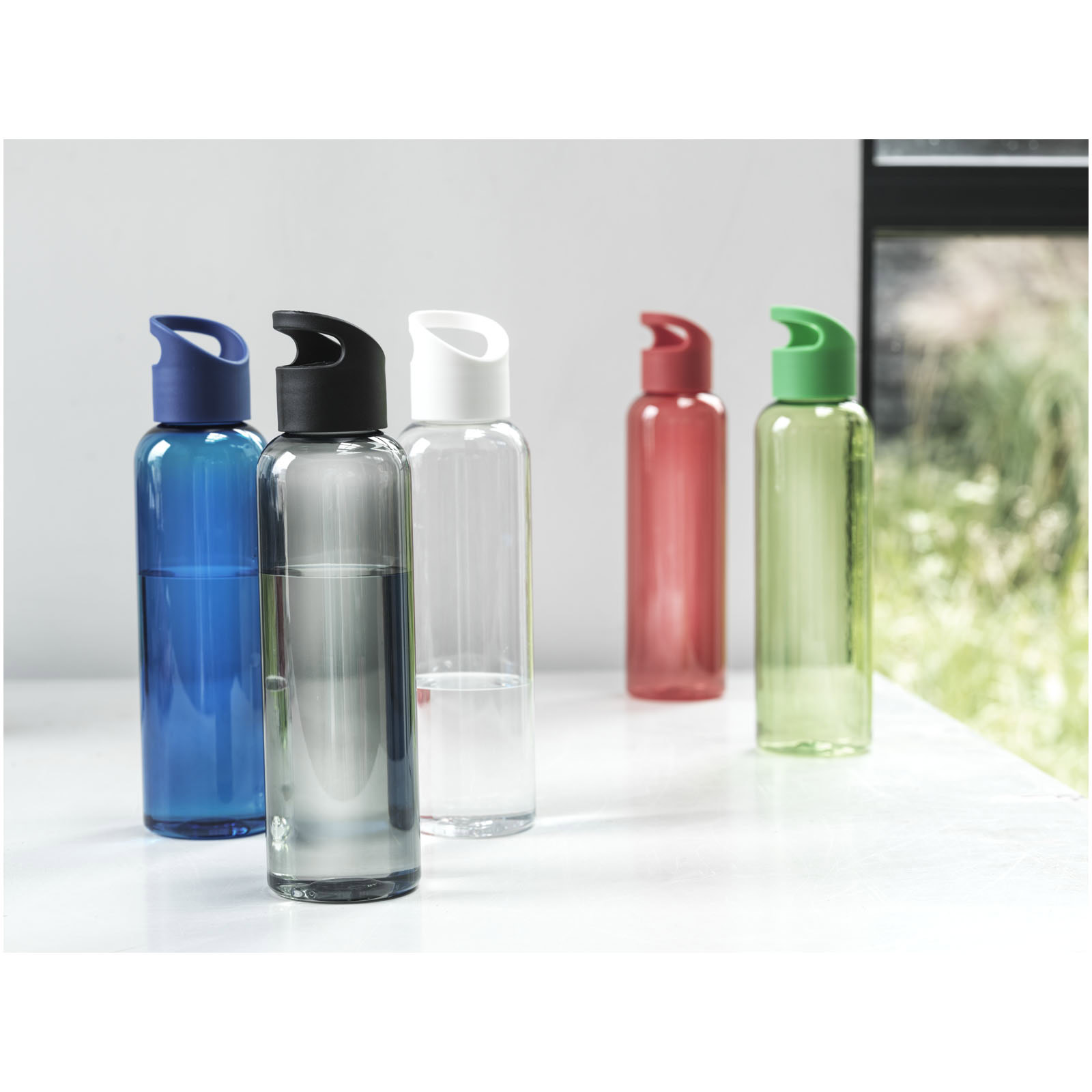 Sky 650 ml Sportflasche aus recyceltem Kunststoff - rot - Stimmung 1