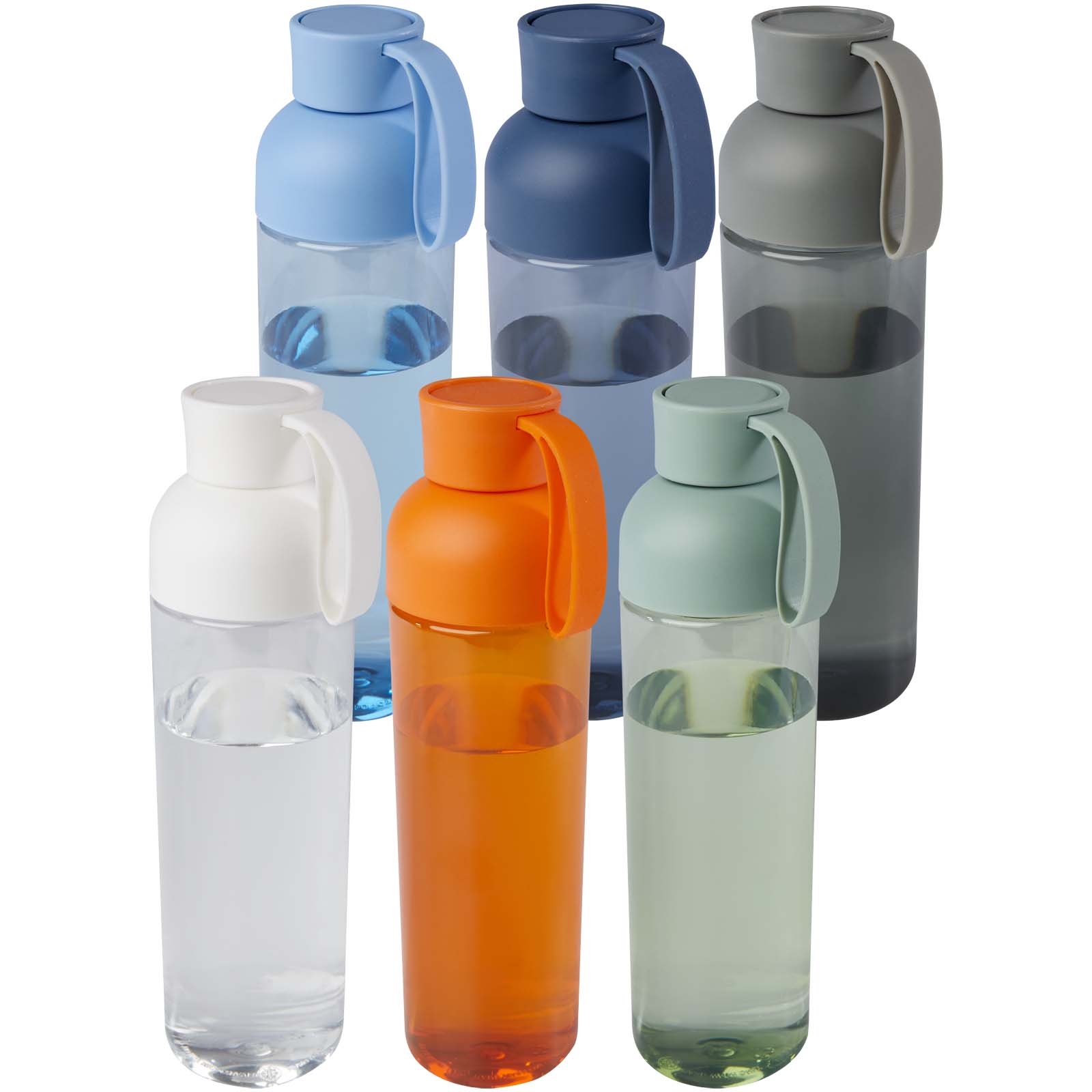 Illuminate 600 ml RPET-Wasserflasche - orange - Gruppe