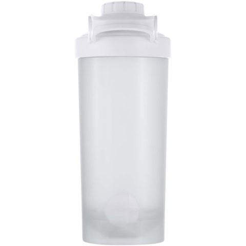 Forza 700 ml Sportflasche mit Shakerball - weiss - Rückseite
