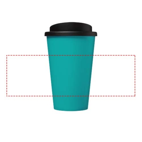 Americano® 350 ml Isolierbecher - aquablau / schwarz