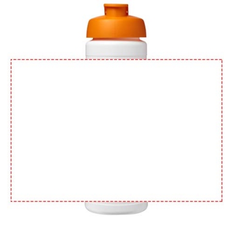 Baseline® Plus 750 ml Flasche mit Klappdeckel - weiss / orange – Bild 6