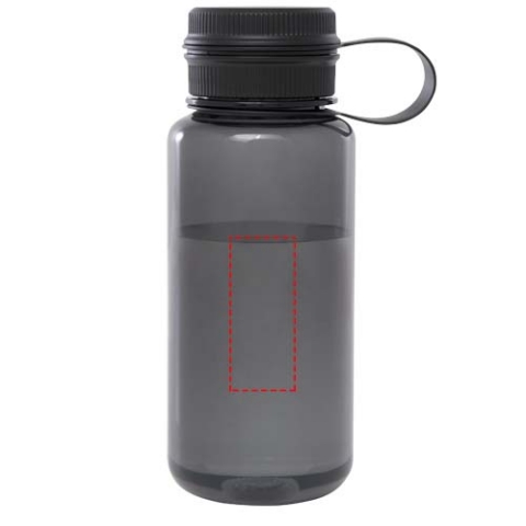 Ryder 900 ml RCS-zertifizierte RPET-Sportflasche mit Multifunktionsdeckel - schwarz – Bild 8