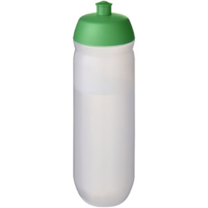 HydroFlex™ Clear 750 ml Squeezy Sportflasche – grün / klar mattiert
