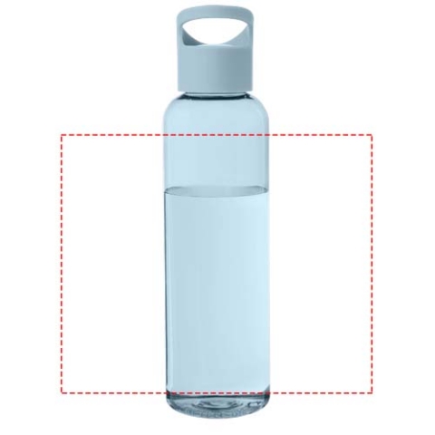 Sky 650 ml Sportflasche aus recyceltem Kunststoff - wolkenblau – Bild 8