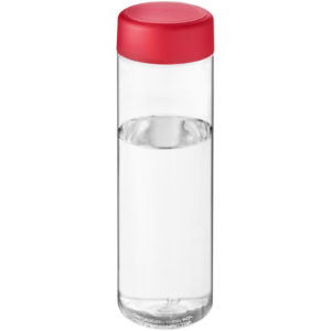 H2O Active® Vibe 850 ml Sportflasche mit Drehdeckel – transparent / rot