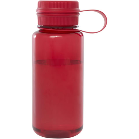 Ryder 900 ml RCS-zertifizierte RPET-Sportflasche mit Multifunktionsdeckel - rot - Vorderseite