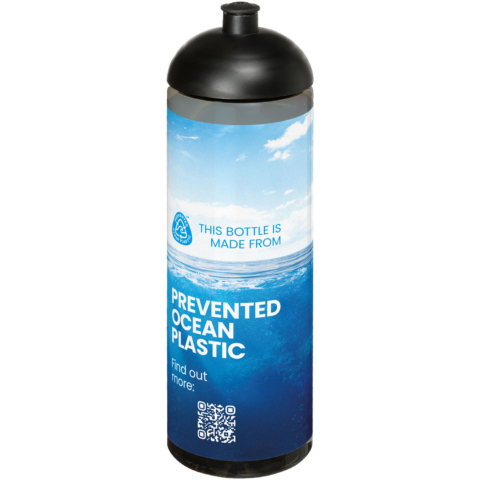 H2O Active® Eco Vibe 850 ml Sportflasche mit Stülpdeckel - kohle - Logo 1
