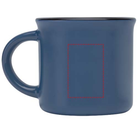 Bari Keramiktasse 240 ml mit glänzender Oberfläche - Ozeanblau – Bild 8