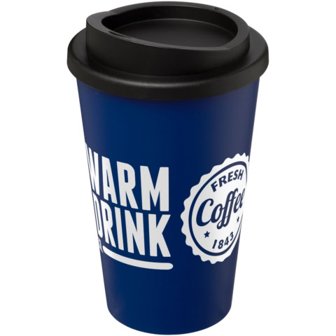 Americano® 350 ml Isolierbecher - blau - Logo 1