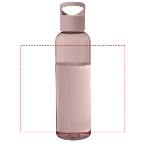 Sky 650 ml Sportflasche aus recyceltem Kunststoff - altrosa – Bild 8