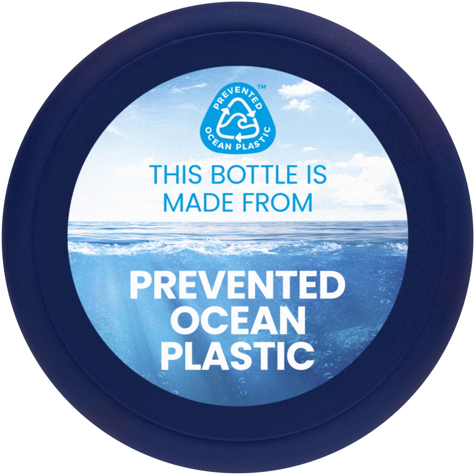 H2O Active® Eco Base 650 ml Sportflasche mit Drehdeckel - transparent - Logo 2
