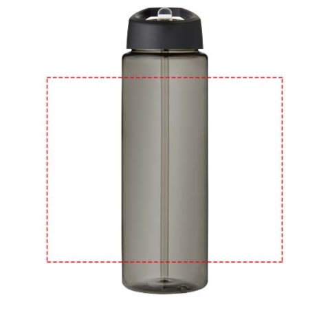 H2O Active® Eco Vibe 850 ml Sportflasche mit Ausgussdeckel - kohle / schwarz – Bild 5