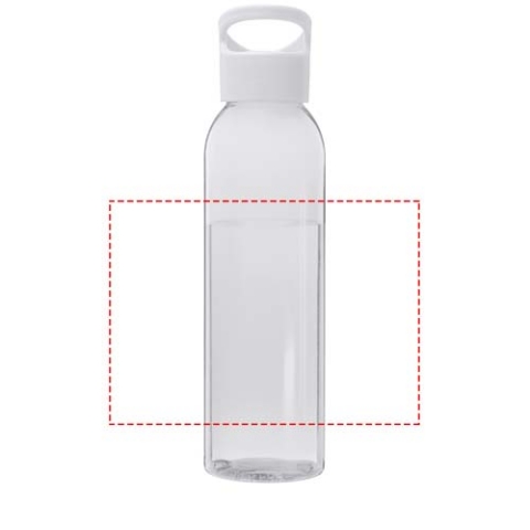 Sky 650 ml Sportflasche aus recyceltem Kunststoff - weiss – Bild 8
