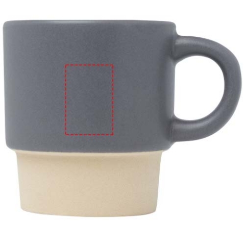 Olympia 130 ml stapelbarer Expresso Becher mit Tonboden - grau – Bild 7