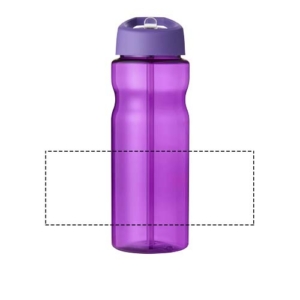 H2O Active® Base 650 ml Sportflasche mit Ausgussdeckel - lila – Bild 6