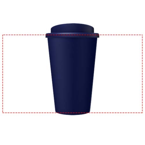 Americano® Eco 350 ml recycelter Becher - blau – Bild 6