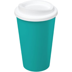 Americano® 350 ml Isolierbecher – aquablau / weiss