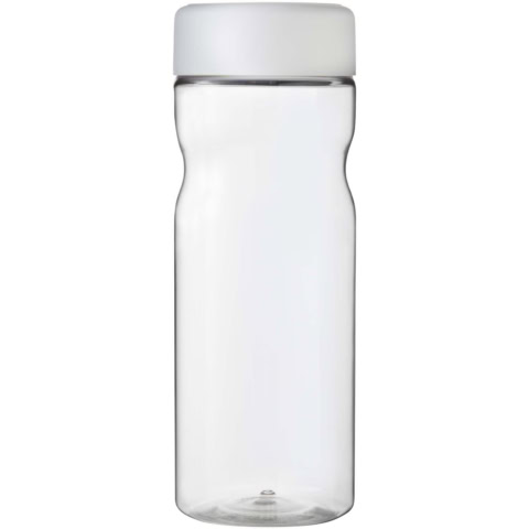 H2O Active® Eco Base 650 ml Sportflasche mit Drehdeckel - transparent - Vorderseite
