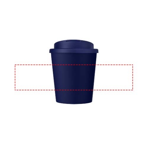Americano® Espresso Eco 250 ml recycelter Isolierbecher mit auslaufsicherem Deckel - blau – Bild 6