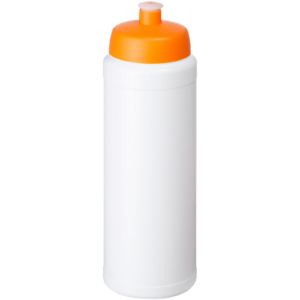 Baseline® Plus 750 ml Flasche mit Sportdeckel – weiss / orange