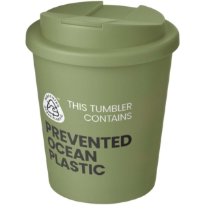 Americano® Espresso POP 250 ml Becher mit auslaufsicherem Deckel - heather grün - Logo 1