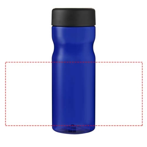 H2O Active® Eco Base 650 ml Sportflasche mit Drehdeckel - blau / schwarz – Bild 6