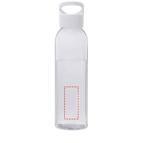 Sky 650 ml Sportflasche aus recyceltem Kunststoff - weiss – Bild 9