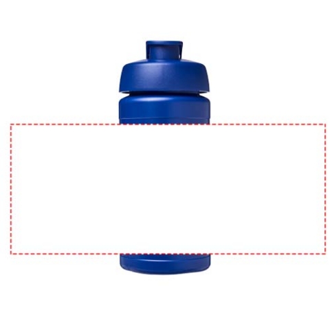 Baseline® Plus 500 ml Sportflasche mit Klappdeckel - blau – Bild 6