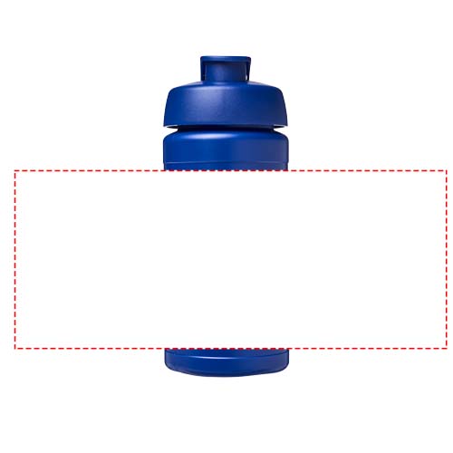 Baseline® Plus 500 ml Sportflasche mit Klappdeckel - blau – Bild 6
