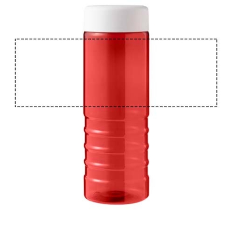 H2O Active® Eco Treble 750 ml Sportflasche mit Drehdeckel - rot / weiss – Bild 9