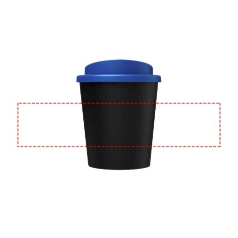 Americano® Espresso Eco 250 ml recycelter Isolierbecher - schwarz / mittelblau – Bild 5