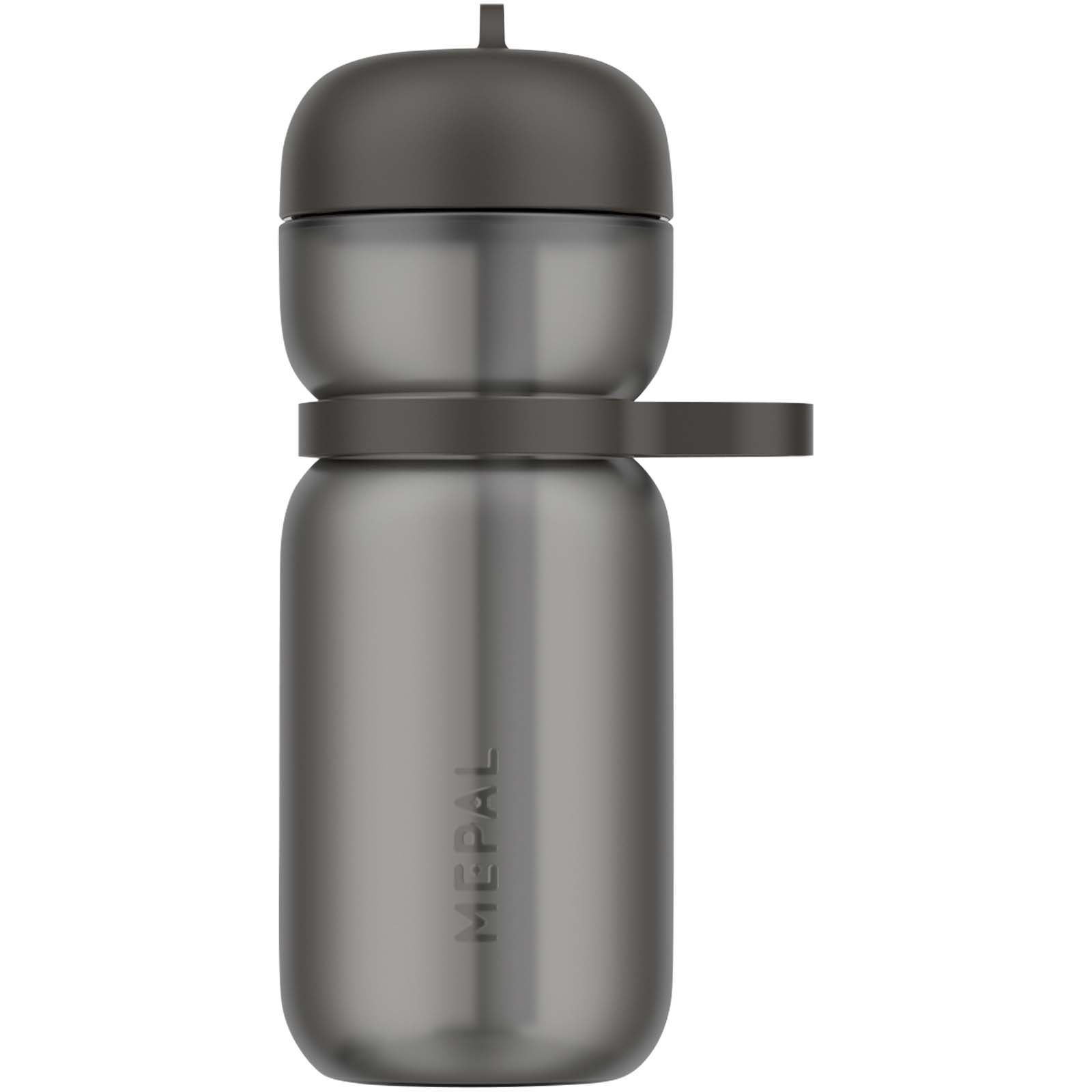 Mepal 600 ml Flip Sportflasche - schwarz - Vorderseite