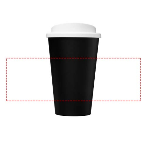 Americano® 350 ml Isolierbecher - schwarz / weiss – Bild 6