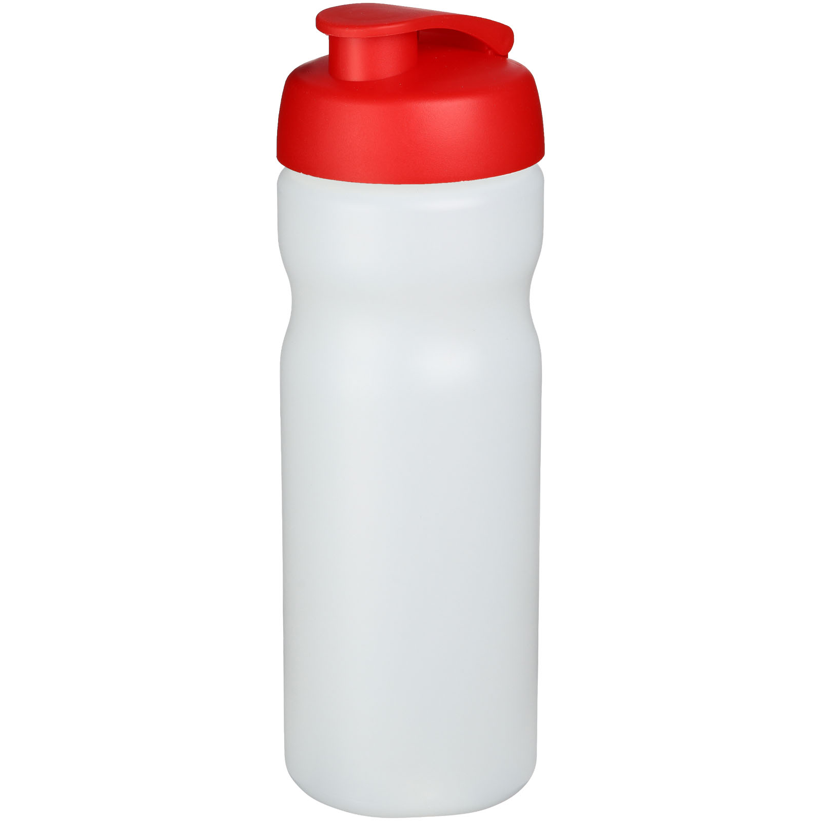 Baseline® Plus 650 ml Sportflasche mit Klappdeckel - transparent - Hauptfoto
