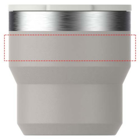 Stanley Stay Hot 295 ml Edelstahl isolierter, stapelbarer Camp Becher - grau – Bild 7
