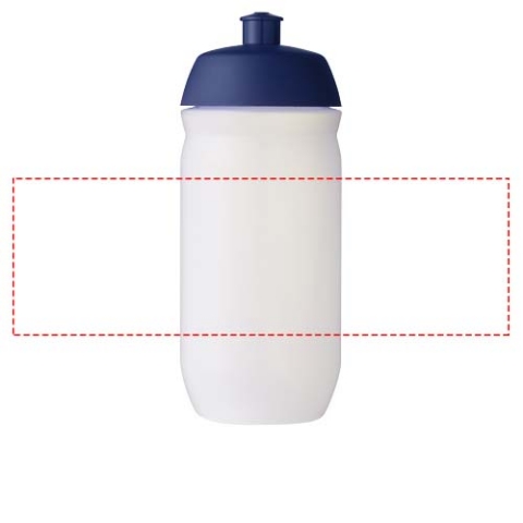HydroFlex™ Clear 500 ml Squeezy Sportflasche - blau / klar mattiert – Bild 7