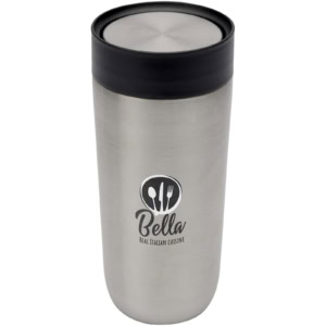 Camden 350 ml RCS-zertifizierter Becher aus Edelstahl mit Keramikauskleidung - silber - Logo 1
