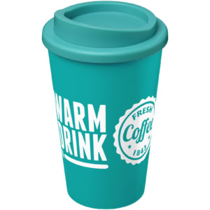 Americano® 350 ml Isolierbecher - aquablau - Logo 1