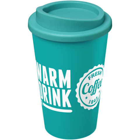 Americano® 350 ml Isolierbecher - aquablau - Logo 1