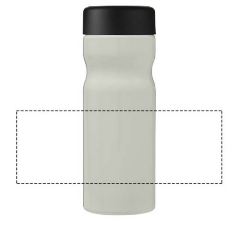 H2O Active® Eco Base 650 ml Sportflasche mit Drehdeckel - elfenbeinweiß / schwarz – Bild 9