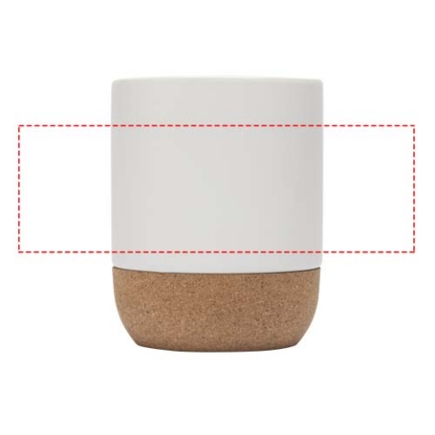 Billie 300 ml Keramiktasse mit Korkdetails - weiss – Bild 6