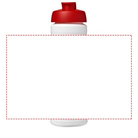 Baseline® Plus 750 ml Flasche mit Klappdeckel - weiss / rot – Bild 6