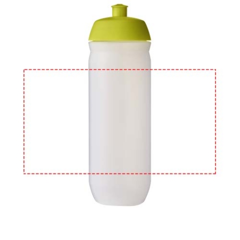 HydroFlex™ Clear 750 ml Squeezy Sportflasche - Lindgrün / klar mattiert – Bild 7