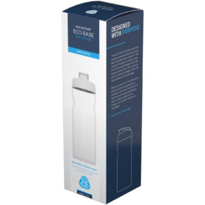 H2O Active® Eco POP Base 650 ml Sportflasche mit Klappdeckel - elfenbeinweiß - Package
